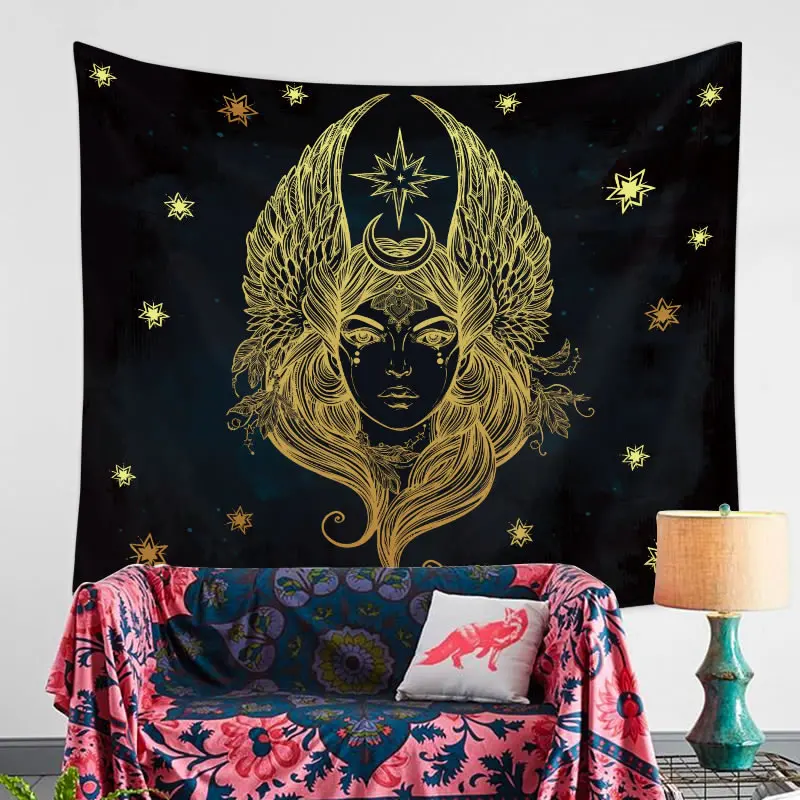 goddess Psychedelic Celestial Indian Sun and Moon Hippie Hippy Tapestry Wall Hanging Throw Tie Dye Hippie Hippy Boho Bohemian
goddess Psychedelic Celestial Indian Sun and Moon Hippie Hippy Tapestry Wall Hanging Throw Tie Dye Hippie Hippy Boho Bohemian