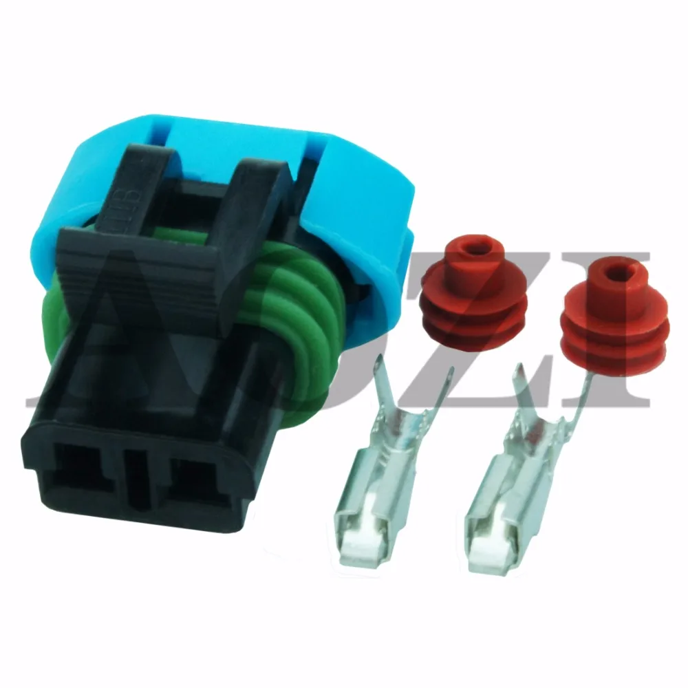 Ten Sets Kit Auto Fan Electrical Connector With 2 Pins/2.8mm Series Terminals Waterproof Sealed Connector 15300027
Ten Sets Kit Auto Fan Electrical Connector With 2 Pins/2.8mm Series Terminals Waterproof Sealed Connector 15300027