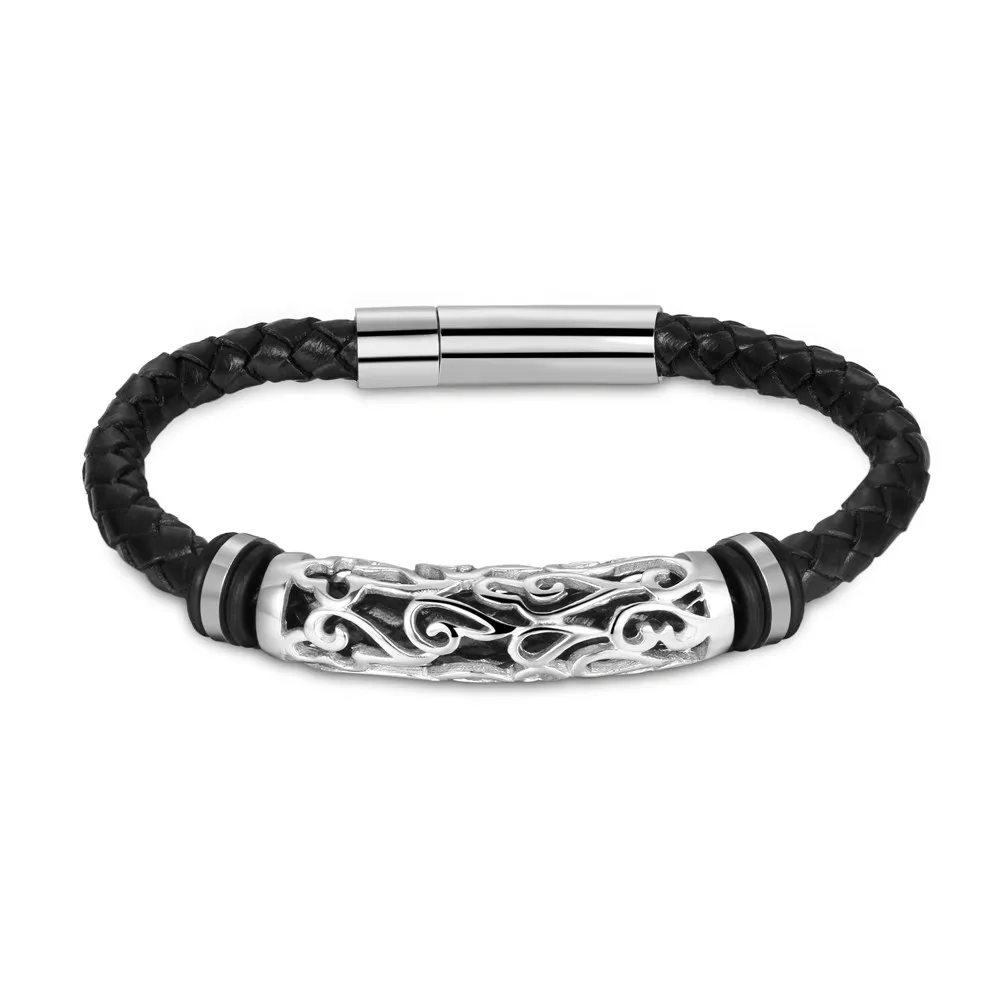 Thomas Leather Bracelet with Hollowed Out Pattern of Clouds Crap, Rebel Heart Style Jewelry Gift for Men Women Punk TGH0073
Thomas Leather Bracelet with Hollowed Out Pattern of Clouds Crap, Rebel Heart Style Jewelry Gift for Men Women Punk TGH0073