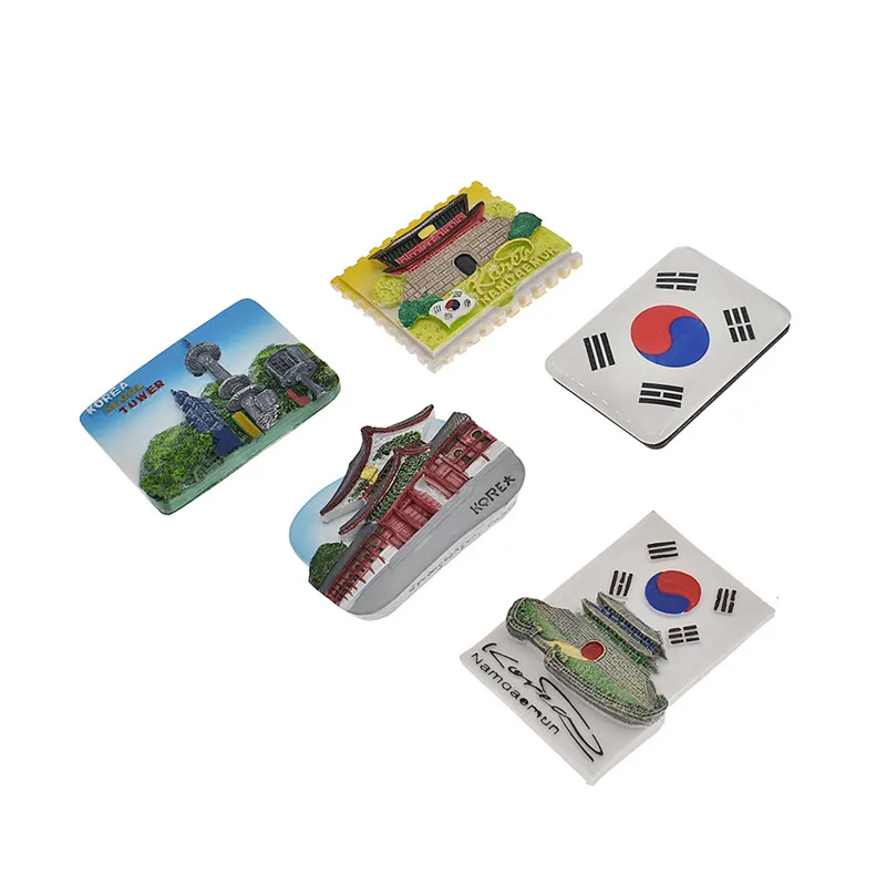 Lychee Life Корея живописные магниты на холодильник коллекция Gyeongbokgung дворцовый
