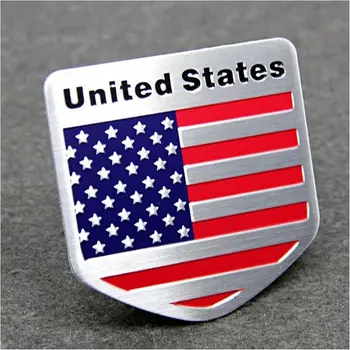 3D Alloy Metal US USA The United States American Flag Sticker Logo Car Auto Sport Badge Chrome Emblem Decals Car Styling 5*5cm
3D Alloy Metal US USA The United States American Flag Sticker Logo Car Auto Sport Badge Chrome Emblem Decals Car Styling 5*5cm