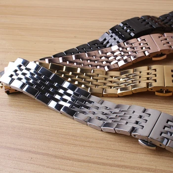 Stainless steel bracelet solid links watchband 18mm 19mm 20mm 21mm watch strap wristwatches band Polished Silver Black Rose Gold
Stainless steel bracelet solid links watchband 18mm 19mm 20mm 21mm watch strap wristwatches band Polished Silver Black Rose Gold