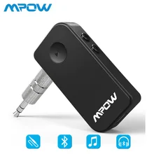 Mpow BH044 3nd Genetarion Wireless Bluetooth 4.1 receiver Handsfree 3.5mm Audio Music Streaming Receiver Adapter For Car Home(China)