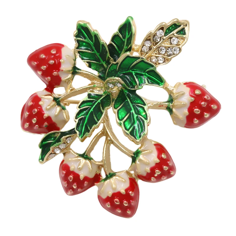 Enamel Strawberry Brooches for Women Girls Summer Style Fruit Accessories Hat Bag Jewelry Wedding Party Bouquet DIY
Enamel Strawberry Brooches for Women Girls Summer Style Fruit Accessories Hat Bag Jewelry Wedding Party Bouquet DIY