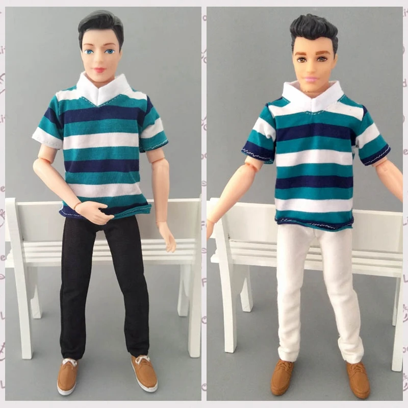 Модная Одежда для кукол мальчиков в масштабе 1:6 топ куклы Кена шорты Барби модель
