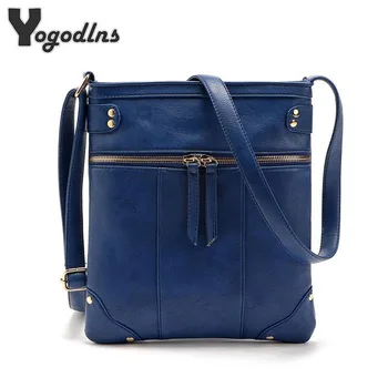 2020 European Vintage Women Bag Double Zipper Women Messenger Bags High Quality PU Shoulder Bag Crossbody
2020 European Vintage Women Bag Double Zipper Women Messenger Bags High Quality PU Shoulder Bag Crossbody