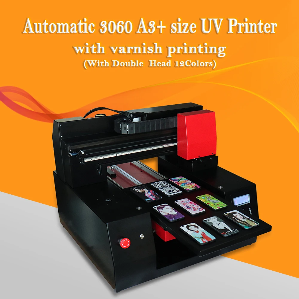 Fast Speed 3060 UV Printer 12 color with double printheads For Epson DX9 Printhead for phone case/Leather/TPU/ABS/Card/Borad etc
Fast Speed 3060 UV Printer 12 color with double printheads For Epson DX9 Printhead for phone case/Leather/TPU/ABS/Card/Borad etc