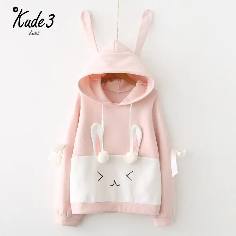 2019 New Ladies Hoodies Cute Pink Rabbit Ears Long Sleeve Hooded Jumper Mori Girl Coat Cute Pink Hoodies 5822
2019 New Ladies Hoodies Cute Pink Rabbit Ears Long Sleeve Hooded Jumper Mori Girl Coat Cute Pink Hoodies 5822
