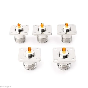 5x UHF Female SO239 Panel Chassis Mount Flange Deck Mount Solder Cup RF Connector 
5x UHF Female SO239 Panel Chassis Mount Flange Deck Mount Solder Cup RF Connector