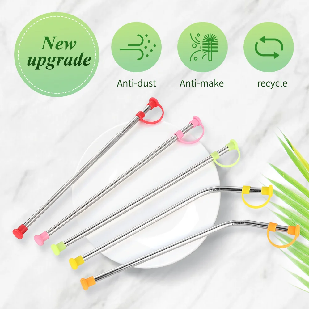 Stainless Steel Reusable Drinking Straws Sturdy Bent Straight Drinks Straw with Cleaning Brush Plug Bar Party Accessory
Stainless Steel Reusable Drinking Straws Sturdy Bent Straight Drinks Straw with Cleaning Brush Plug Bar Party Accessory