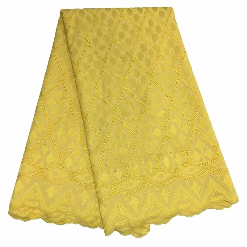African Lace Fabric High Quality Lace Yellow Color Cotton Nigerian Embroidered Swiss Voile Lace in Switzerland For Wedding
African Lace Fabric High Quality Lace Yellow Color Cotton Nigerian Embroidered Swiss Voile Lace in Switzerland For Wedding