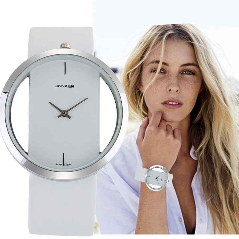 2019 New Stylish Women Hollow Skeleton Simple Watches Leather Watchband Silver Gold Dial Quartz Clock relogio feminino
2019 New Stylish Women Hollow Skeleton Simple Watches Leather Watchband Silver Gold Dial Quartz Clock relogio feminino