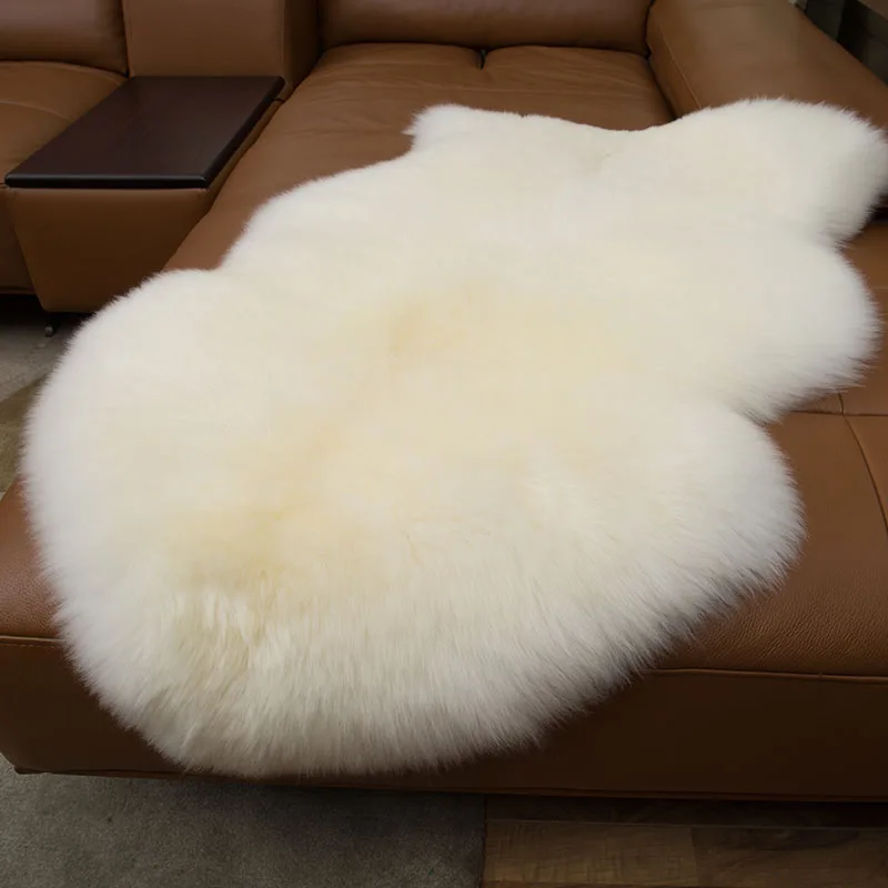 60*90CM Genuine Sheepskin Rug Sofa Cover Chair Pad Real Sheepskin Rug Area Rug Made from Zealand & Australian Wool Bedside Rug
60*90CM Genuine Sheepskin Rug Sofa Cover Chair Pad Real Sheepskin Rug Area Rug Made from Zealand & Australian Wool Bedside Rug