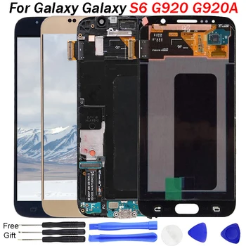Original AMOLED For SAMSUNG Galaxy S6 LCD Screen with Frame G920 Digitizer For SAMSUNG S6 Display Screen G920F G920T G920A G920
Original AMOLED For SAMSUNG Galaxy S6 LCD Screen with Frame G920 Digitizer For SAMSUNG S6 Display Screen G920F G920T G920A G920