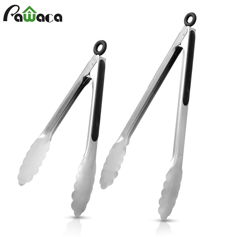 2pcs Kitchen Food Tongs Set Non-Stick Stainless Steel Cooking Tongs with Locking Design for BBQ, Salad, Snacks, Grilling, Steak
2pcs Kitchen Food Tongs Set Non-Stick Stainless Steel Cooking Tongs with Locking Design for BBQ, Salad, Snacks, Grilling, Steak