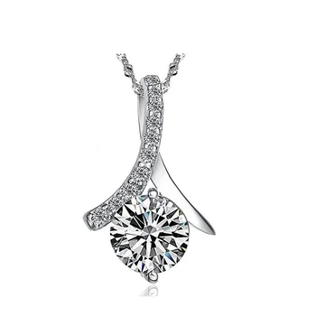 18K White Gold Plated Necklace 18inches Clavicle Pendant Zircon Diamond Pendant Wedding Jewelry S925 Birthday Gift
18K White Gold Plated Necklace 18inches Clavicle Pendant Zircon Diamond Pendant Wedding Jewelry S925 Birthday Gift