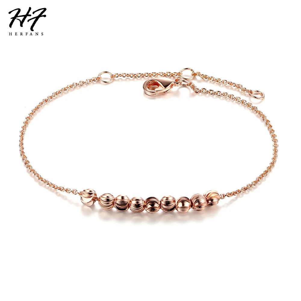 2018 New Simple Style Metal Beads Anklets Chain Rose Gold Color/Silver Color Fashion Jewelry For Women Gift Wholeslae A020 A027
2018 New Simple Style Metal Beads Anklets Chain Rose Gold Color/Silver Color Fashion Jewelry For Women Gift Wholeslae A020 A027