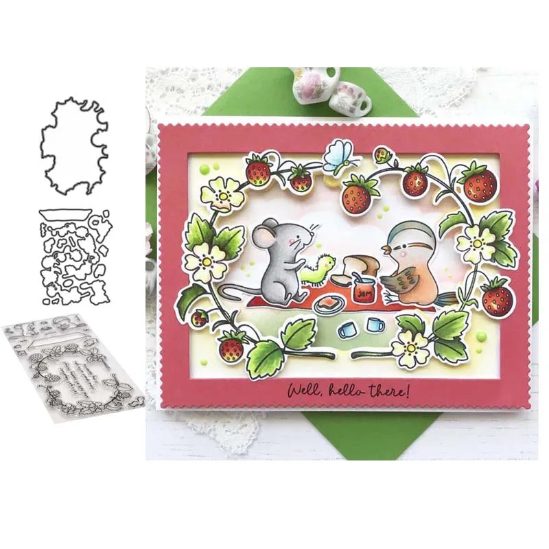 Mouse Metal Cutting Dies and clear stamps DIY Scrapbooking Card Stencil Paper Card Album Decoration Paper
Mouse Metal Cutting Dies and clear stamps DIY Scrapbooking Card Stencil Paper Card Album Decoration Paper