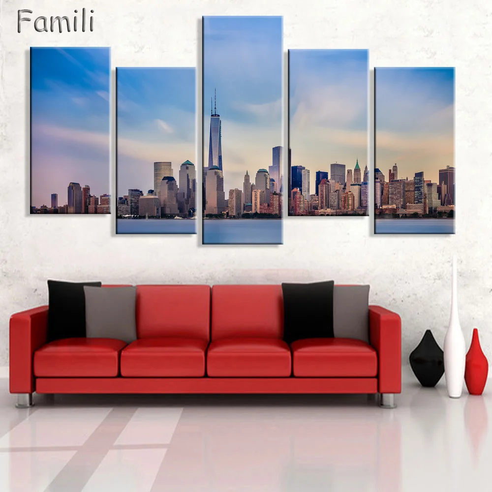 5 Pcs New York City Canvas Painting Modern Wall Pictures For Living Room Home Decor Modular Pictures Unframed
5 Pcs New York City Canvas Painting Modern Wall Pictures For Living Room Home Decor Modular Pictures Unframed
