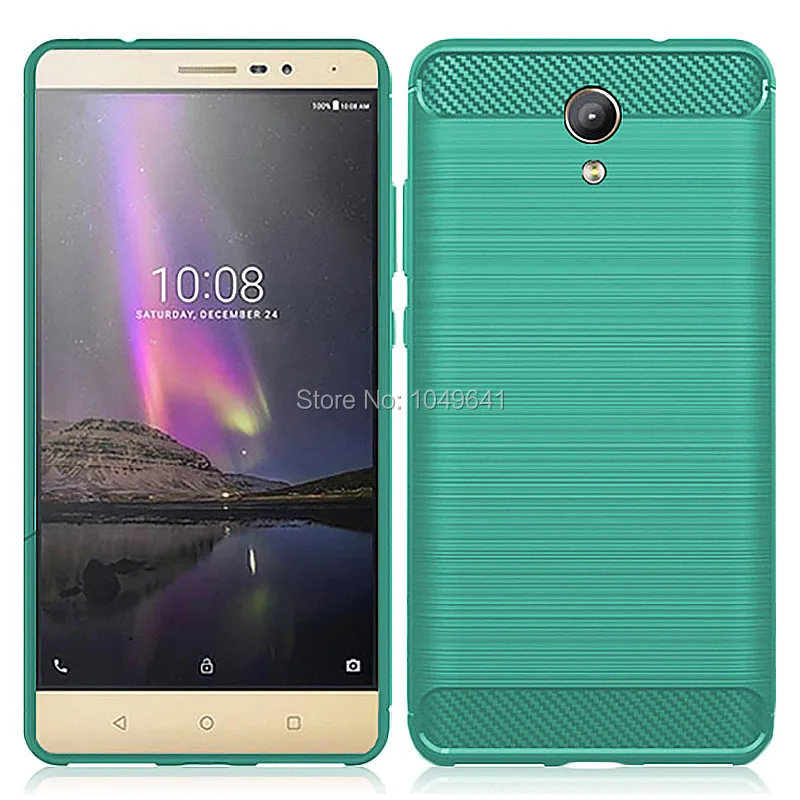 LEN1535E_1_Carbon Fibre Texture TPU Protective Case for Lenovo Phab 2 6.4 inch