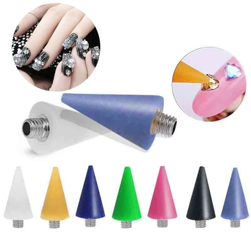 1pc Replaceable Nail Dotting Wax Pencil Head Beads Rhinestones Gems Picker Self-adhesive Nail Tips Picking Tool For Dotting Pen
1pc Replaceable Nail Dotting Wax Pencil Head Beads Rhinestones Gems Picker Self-adhesive Nail Tips Picking Tool For Dotting Pen
