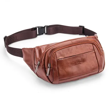 Men Leather Cowhide Fanny Pack Waist Sling Chest Bag Travel Male Casual Functional Bag Bum Hip Bag Shoulder Belt Pack
Men Leather Cowhide Fanny Pack Waist Sling Chest Bag Travel Male Casual Functional Bag Bum Hip Bag Shoulder Belt Pack