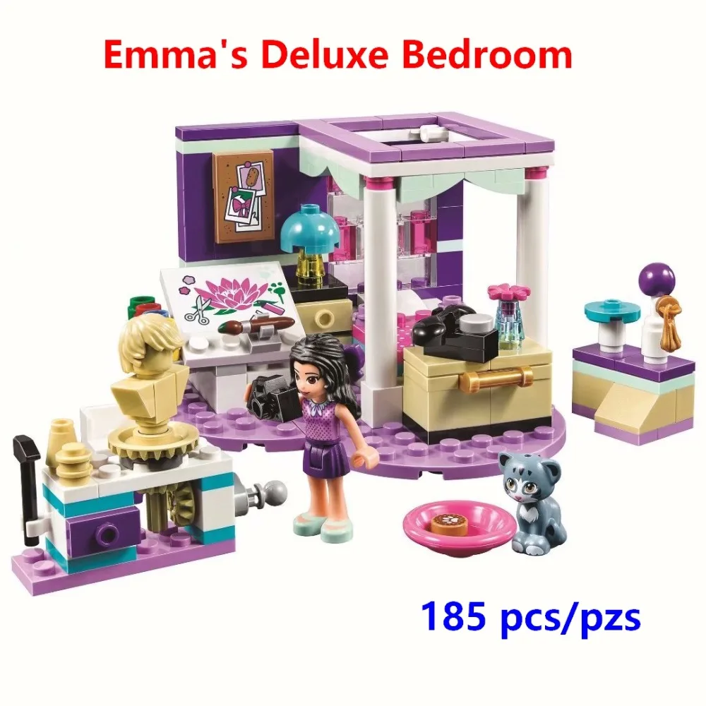 2019 Princess Emma's Deluxe Bedroom Building Blocks for Girl Kids Model Marvel Compatible with Lego Friends 41342 Toys Gift
2019 Princess Emma's Deluxe Bedroom Building Blocks for Girl Kids Model Marvel Compatible with Lego Friends 41342 Toys Gift