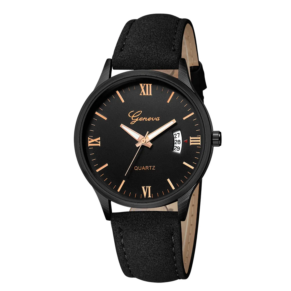 2019 Luxury Military Men's Date Leather Band Quartz Wrist Watches Herrenuhr Montre homme Erkek izle Reloj de hombre Wd3 | Наручные