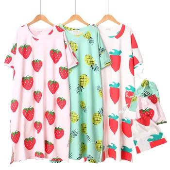 2019 Summer New Korean Styles Women Sleepdress Cartoon Strawberry Printed Comfort Cotton Ladies Round Neck Homewear Loose Dress
2019 Summer New Korean Styles Women Sleepdress Cartoon Strawberry Printed Comfort Cotton Ladies Round Neck Homewear Loose Dress