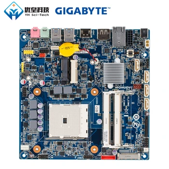 Gigabyte MQHUDVI AMD A75 Original Used Desktop Motherboard Socket FM2 AMD Fusion APU DDR3 16G SATA3 USB3.0 HDMI DP Thin Mini ITX
Gigabyte MQHUDVI AMD A75 Original Used Desktop Motherboard Socket FM2 AMD Fusion APU DDR3 16G SATA3 USB3.0 HDMI DP Thin Mini ITX