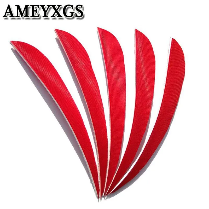 50Pcs 5" Archery Arrow Feather Right Wing Turkey Fletching Fletche DIY Tool For Practice Shooting Accessories | Спорт и