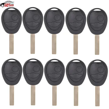 KEYECU 10 Pcs/lot Brand New Replacement Shell Remote Key Keyless Case Fob 2 Button for BMW Mini Cooper R50 R53 Uncut Blade
KEYECU 10 Pcs/lot Brand New Replacement Shell Remote Key Keyless Case Fob 2 Button for BMW Mini Cooper R50 R53 Uncut Blade