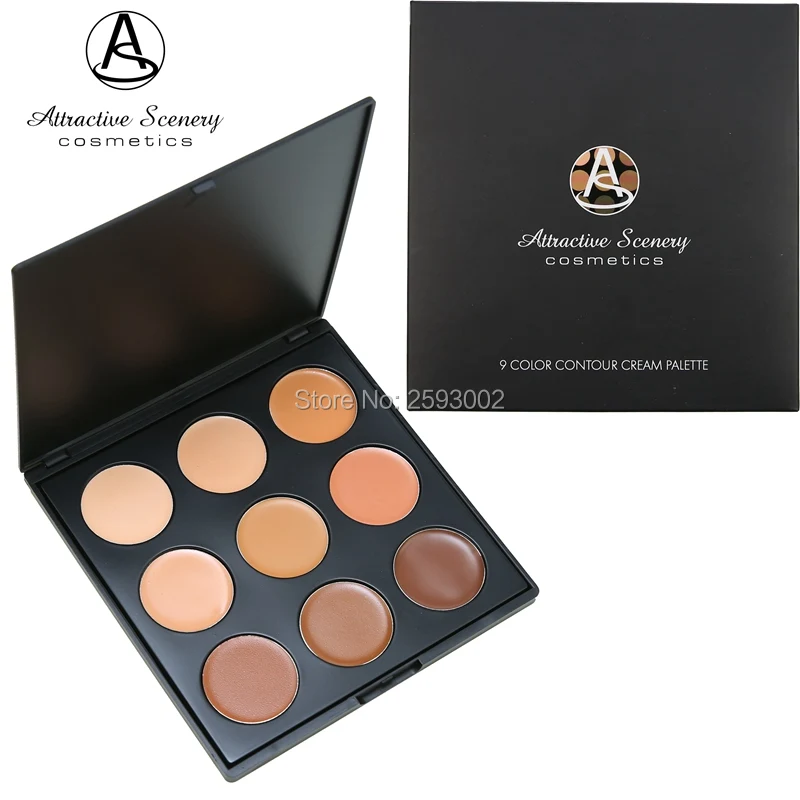Professional 9 color Natural Face Concealer Palette Contour Cream Kit Makeup Foundation Cream Kit 2# Facial Make-up
Professional 9 color Natural Face Concealer Palette Contour Cream Kit Makeup Foundation Cream Kit 2# Facial Make-up