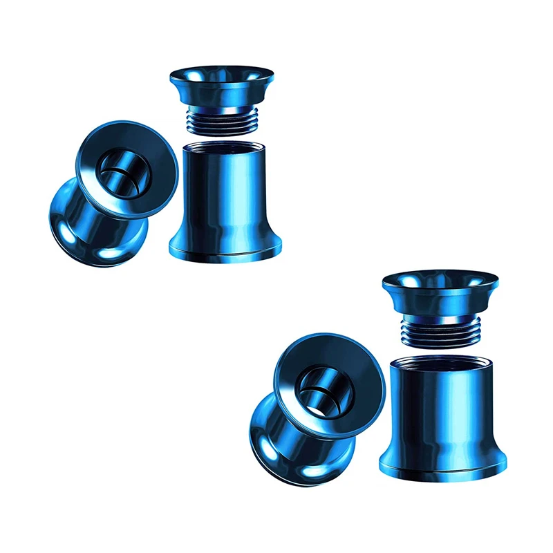 2 Pairs Dark Blue Anodized Double Flared Saddle Internally Piercing Jewelry Ear Stretching Lobe Tunnel Earring Plugs
2 Pairs Dark Blue Anodized Double Flared Saddle Internally Piercing Jewelry Ear Stretching Lobe Tunnel Earring Plugs