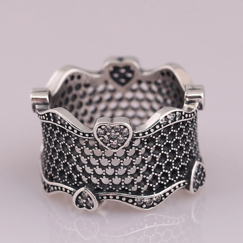 NEW Lace of Love Ring CZ 925 Sterling Silver Decoration Rings for Women Wedding Gift Original Jewelry Accessories
NEW Lace of Love Ring CZ 925 Sterling Silver Decoration Rings for Women Wedding Gift Original Jewelry Accessories