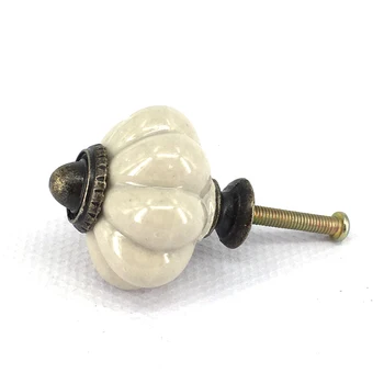 Vintage Furniture Handle Ceramic Pumpkin shape Pull knobs for Kitchen Cabinet Wardrobe Drawer Door Handle Light Grey
Vintage Furniture Handle Ceramic Pumpkin shape Pull knobs for Kitchen Cabinet Wardrobe Drawer Door Handle Light Grey