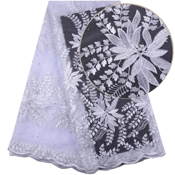 Hot Selling White Color Embroidered Lace African Fabircs With Stones For Bridal Pretty Beaded French Lace For Nigerian 1501B
Hot Selling White Color Embroidered Lace African Fabircs With Stones For Bridal Pretty Beaded French Lace For Nigerian 1501B