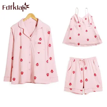 Fdfklak Women's Pajamas Sleepwear Set Night Suit For Women Pijama Sexy Pajama 3 Items Spring Summer New Pyjama Femme M-XXL Q1199
Fdfklak Women's Pajamas Sleepwear Set Night Suit For Women Pijama Sexy Pajama 3 Items Spring Summer New Pyjama Femme M-XXL Q1199