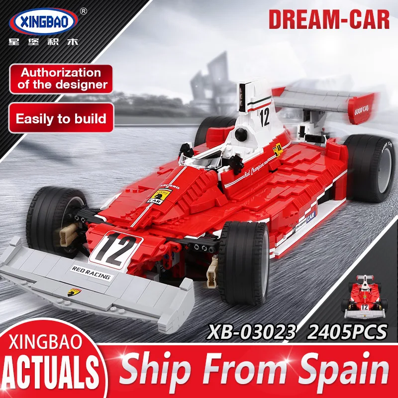 XINGBAO 03023 The Red Power Racing Car Set Competible With lego Building Blocks Bricks Educational Toys As Christmas Kids Gift
XINGBAO 03023 The Red Power Racing Car Set Competible With lego Building Blocks Bricks Educational Toys As Christmas Kids Gift