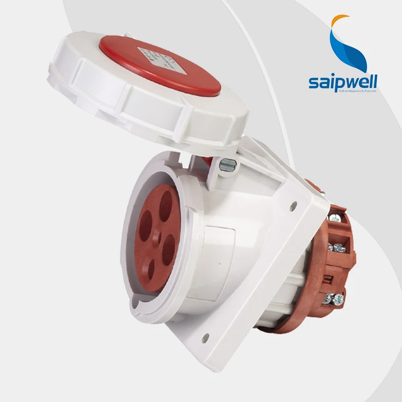 Wholesale Saipwell heavy duty Connector IP67 4P 63A 400V EN / IEC 60309-2 wall mounted proof Industrial Connector SP-205
Wholesale Saipwell heavy duty Connector IP67 4P 63A 400V EN / IEC 60309-2 wall mounted proof Industrial Connector SP-205