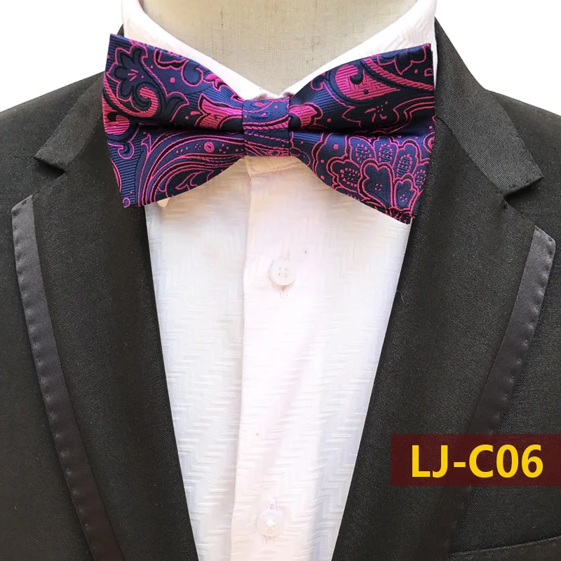 

Fashion Wedding Groom Bow Tie Business Casual Suit Banquet Men's Bow Tie Trendy Jacquard Dress Men's Suit Bow Tie Accessories