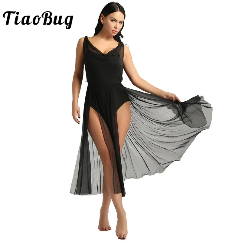 TiaoBug New Women Mesh Ballet Tutu Dress Built In Shelf Bra Leotard Adult Gymnastics Leotard Contemporary Lyrical Dance Costumes
TiaoBug New Women Mesh Ballet Tutu Dress Built In Shelf Bra Leotard Adult Gymnastics Leotard Contemporary Lyrical Dance Costumes
