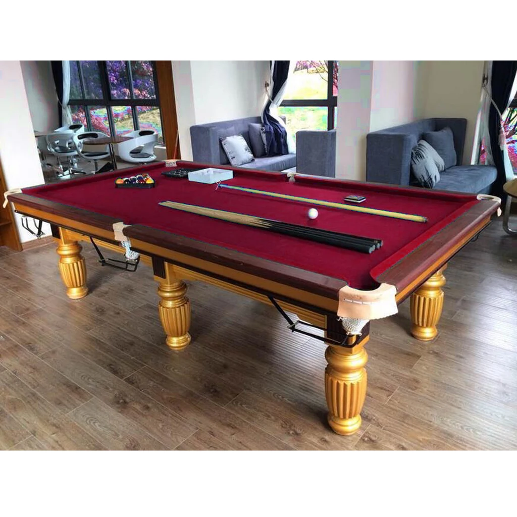 

9 ft Professional Pool Table Felt Snooker Accessories Billiard Table Cloth Felt for 9ft Table For Bars Clubs Hotels Used Wool