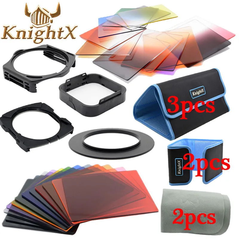 KnightX 24 Filter Graduated ND Set color cokin p series for Nikon Canon EOS 1200D 750D 700D 600D 100D lens 52 58 67 77 82 mm
KnightX 24 Filter Graduated ND Set color cokin p series for Nikon Canon EOS 1200D 750D 700D 600D 100D lens 52 58 67 77 82 mm