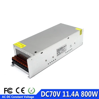 Switching Power Supply DC70V 11.4A 800W Driver Transformer 220V AC-DC 70V SMPS For CNC Router Machine Equipment Stepper Motor
Switching Power Supply DC70V 11.4A 800W Driver Transformer 220V AC-DC 70V SMPS For CNC Router Machine Equipment Stepper Motor