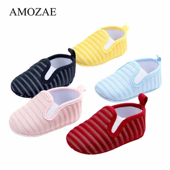 Newborn Baby Girls Boys Shoes Spring Summer Striped Breathable Anti-Slip First Walkers Shallow Soft Soles Mesh Sneaker Shoes
Newborn Baby Girls Boys Shoes Spring Summer Striped Breathable Anti-Slip First Walkers Shallow Soft Soles Mesh Sneaker Shoes