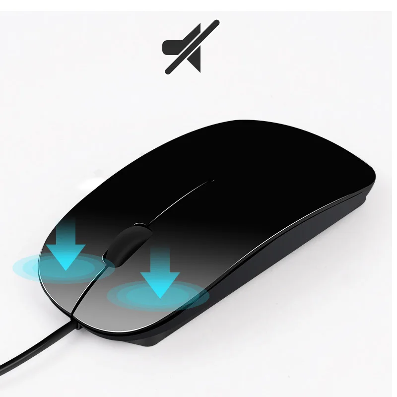 Laptop Mini Slim USB Wired Computer Silent Mute Button Mouse 1000 DPI Mice for Home Office Notebook PC
Laptop Mini Slim USB Wired Computer Silent Mute Button Mouse 1000 DPI Mice for Home Office Notebook PC