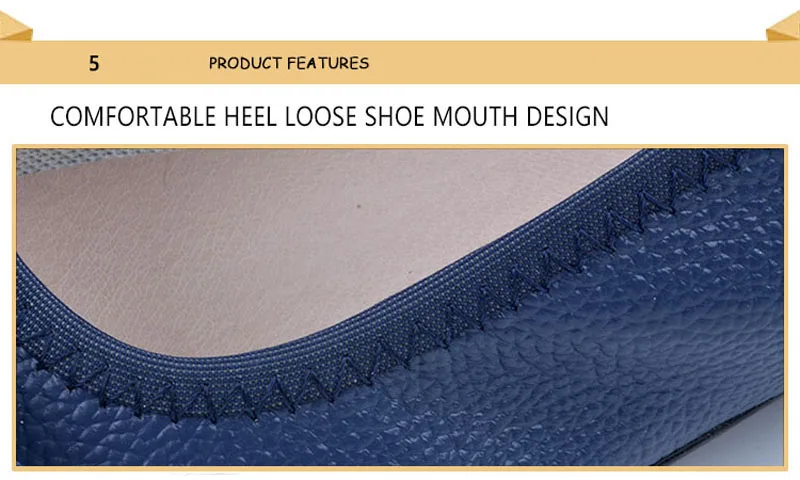 Genuine leather Sequined Comfortable Ballerina Flats Leisure Elegant Lady Work Shoes Large Size 43 Shallow Mouth Ballet Loafers (4)