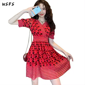 Summer Dress Vneck Short Sleeve Red Print Womens Dresses Office Ladies Bodycon Vintage Korean Sexy Party Mini Aline Sundress
Summer Dress Vneck Short Sleeve Red Print Womens Dresses Office Ladies Bodycon Vintage Korean Sexy Party Mini Aline Sundress