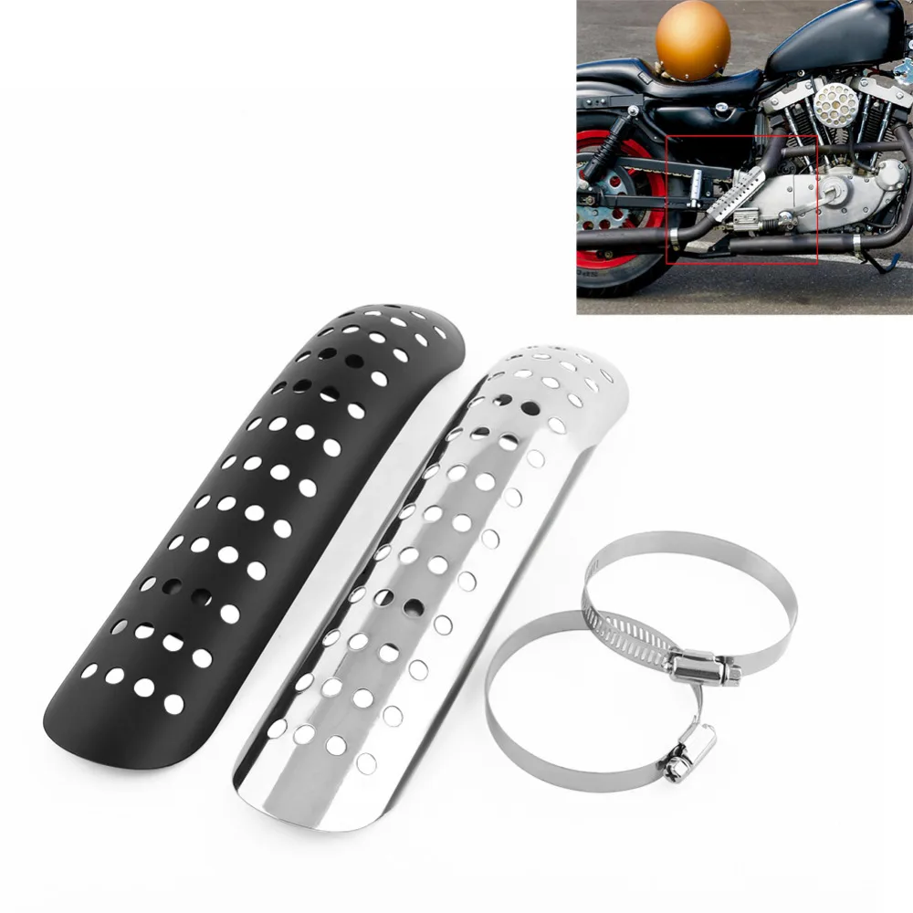 Universal Motorcycle Hole Heat shield Curve Exhaust Muffler Pipe Heat Shield Cover For choppers cruisers
Universal Motorcycle Hole Heat shield Curve Exhaust Muffler Pipe Heat Shield Cover For choppers cruisers